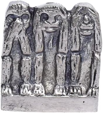 Miniatura 7 de IndianShelf - Soporte para incienso de gallina plateado 16in