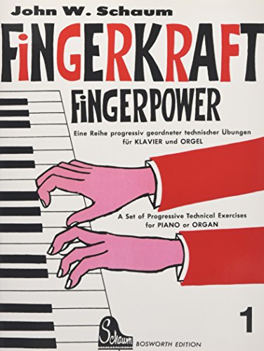 Fingerkraft: Fingerpower - Band 1 | Klaviertechnik Übungsbuch Anfänger | Progressive Techniknoten Klavier Orgel | Tägliche Aufwärmübungen | Fingerkraft Notenbuch für Klavierunterricht