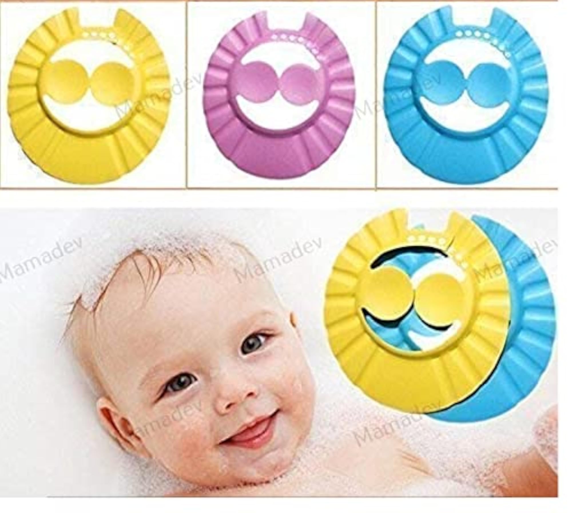 Adjustable Baby Shower Cap, Multi Color