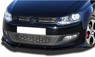 RDX Frontspoiler VARIO-X für Polo 6R Frontlippe Front Ansatz Vorne Spoilerlippe, Schwarz, RDFAVX30563, Unlackiert