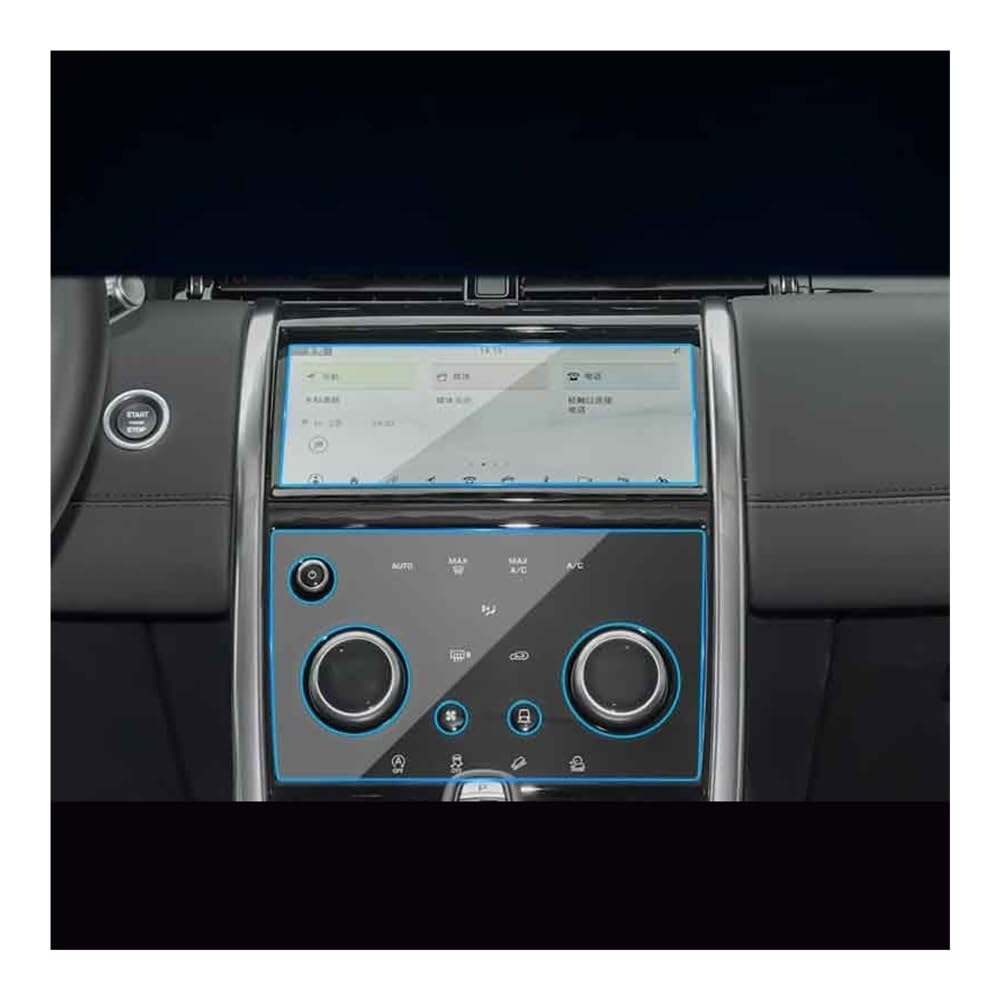 Do Defender P400 HSE 2020 CarNavigation folia ochronna ze szkła hartowanego, naklejki wewnętrzne (Styl B)