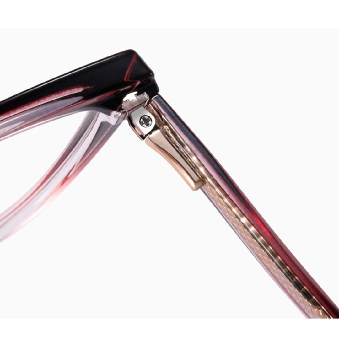 Montura de gafas de sol de moda con bisagra de primavera transparente
