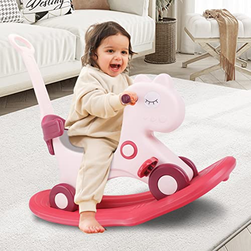 image for LLparty 4 in 1 Rocking Horse for Toddlers 1-3 Years Old, Baby Rocking 