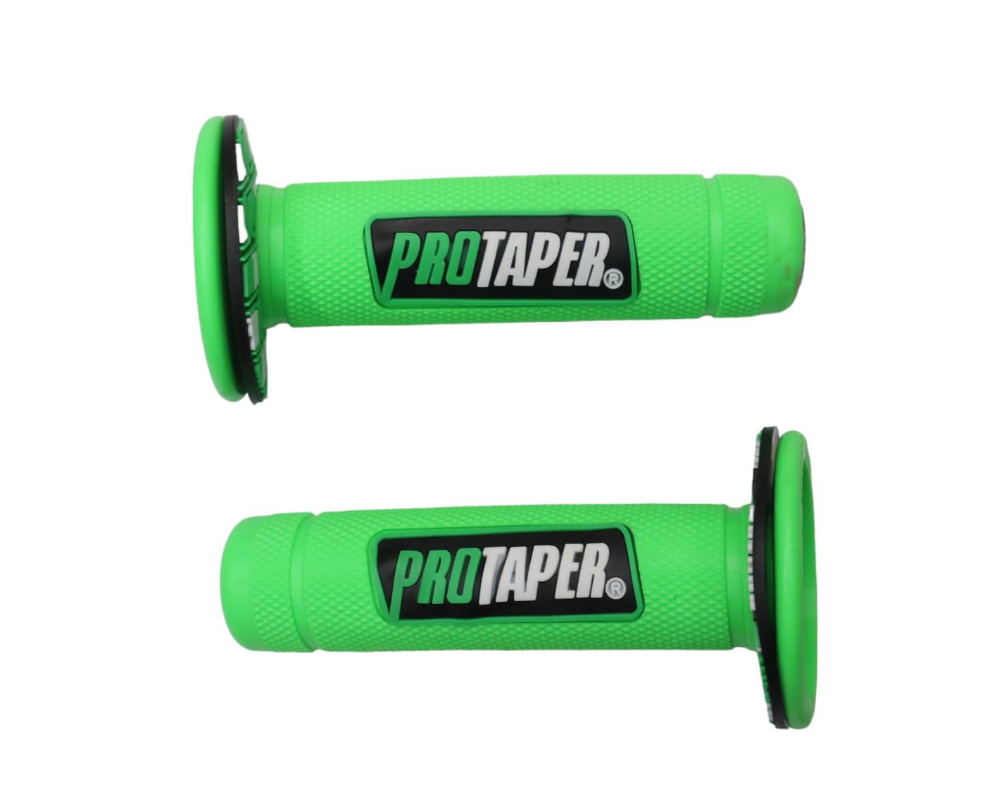 ERODIAN Protaper Handlebar Grips for Universal Bikes - Green Color | Pack of 2 | Anti-Slip | Soft Grip | Water Proof