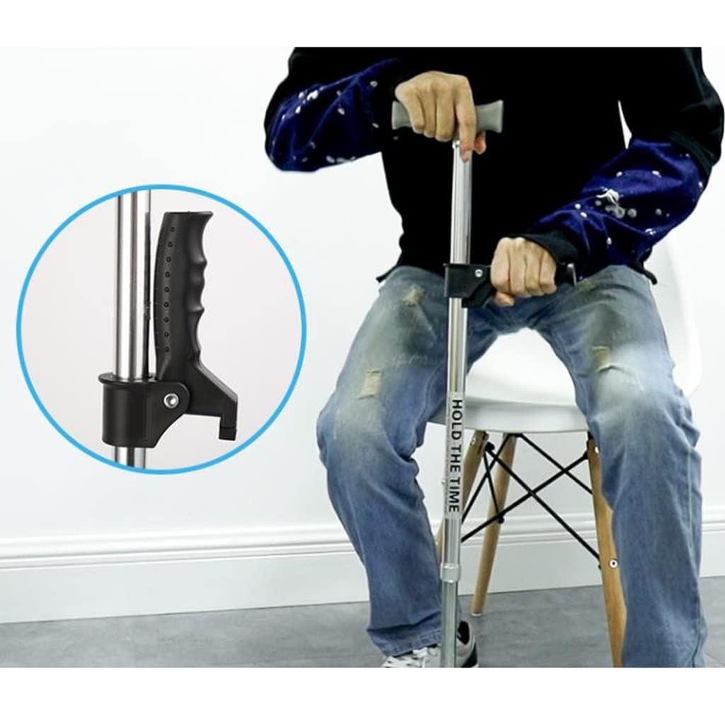 Bastón de Marcha, Ocho muletas Individuales, bastón de Cuatro Patas para Ancianos, bastón de Cuatro Patas, pasamanos de Acero Inoxidable, muletas terapéuticas Antideslizantes.
