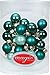 Produktbild Magic 25 Stk. Weihnachtskugel 2cm Glas Weihnachtsschmuck Weihnachtsdeko Deko Box, Farbe:Green Emerald (Mint Dunkel türkis meerblau)