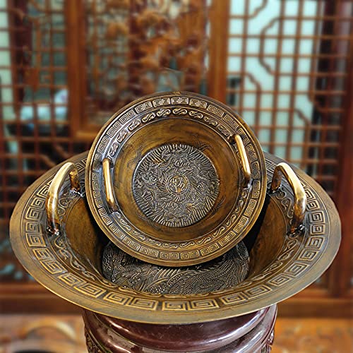 Handgemaakte waterbronschaal Klankschaal Magische schaal Resonantieschaal gemaakt van brons Fysisch experiment… - Image 6