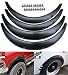 4Pcs 3.5"/90mm Universal Flexible Car Fender Flares Extra Wide Body Wheel Arches