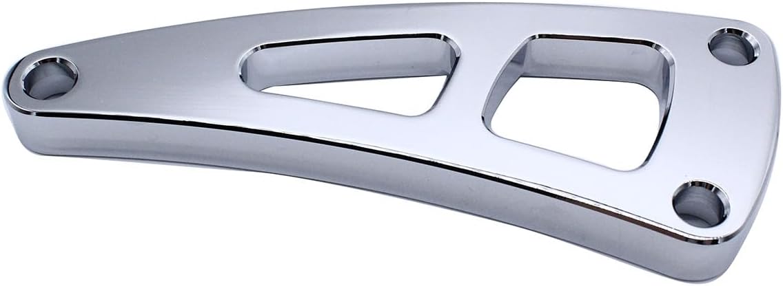 1 Set Chrome Chevy BBC 454 LWP Alternator Bracket High Mount Aluminum Compatible with Big Block Chevy with Long Water Pump