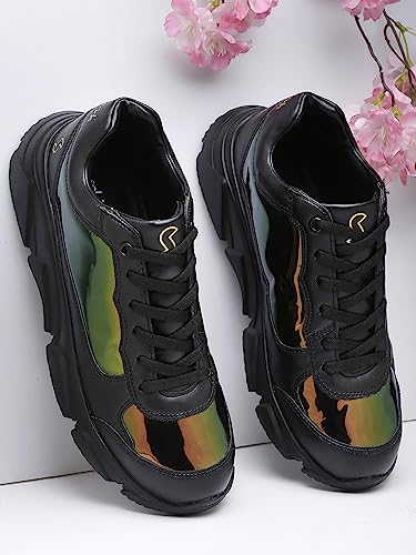 Image of SOLETHREADS Chrome|Lightweight Comfortable Casual Sneakers Shoes for Women