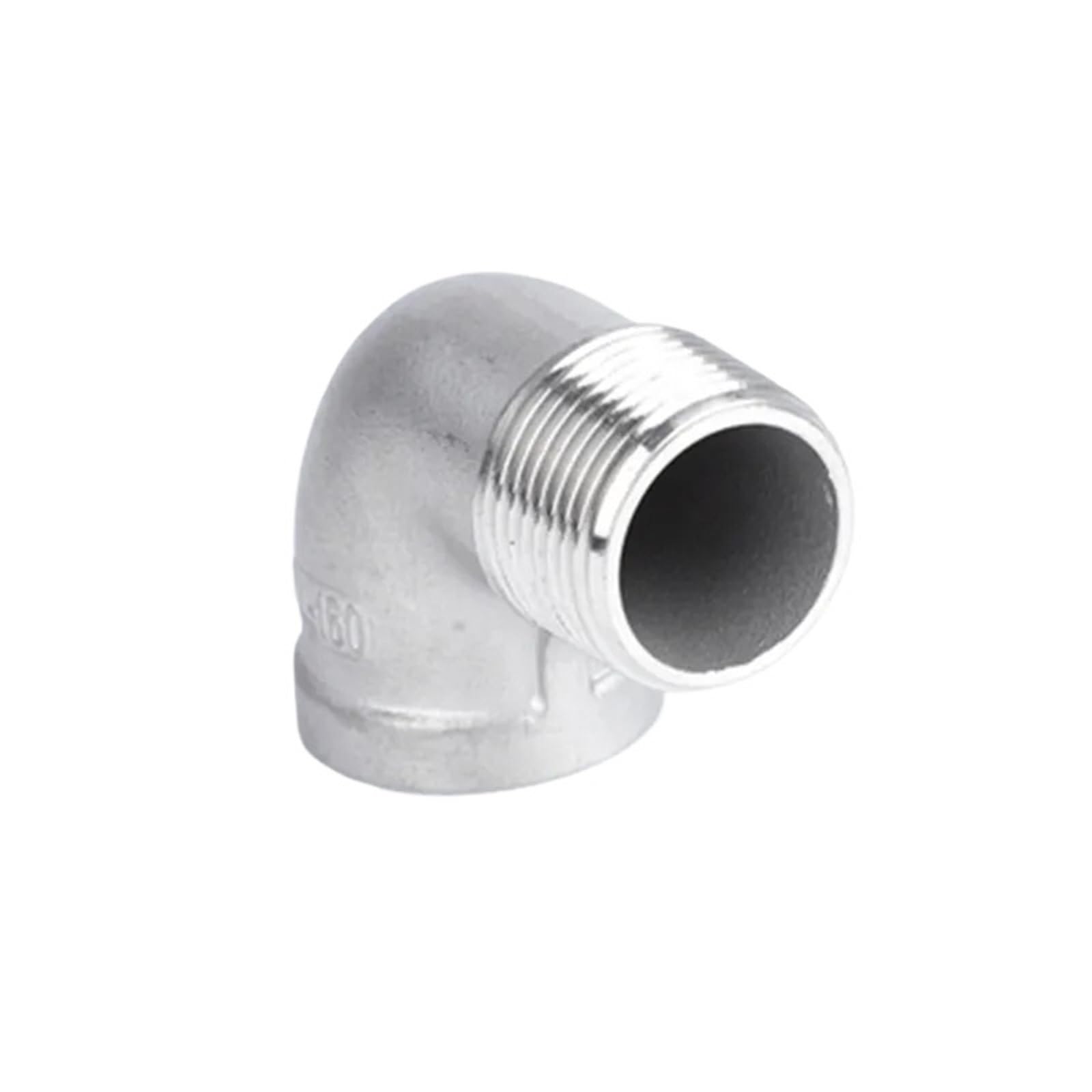 Raccord de tuyau coudé 90° acier inoxydable SS 304 DN40 pour réseau