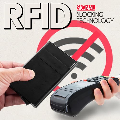 MOSIYEEF Metal Pop Up Stealth Wallet for Men - Engraved Skull King Pattern - Slim Card Holder with Elastic Pocket for Airtag Cash Coins & Credit Cards - RFID Minimalist Cool Wallets for Men Gifts3