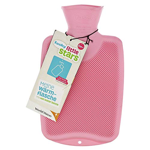 Fashy Kruik Warmwaterzak Half Roze, 800 ml - Image 3