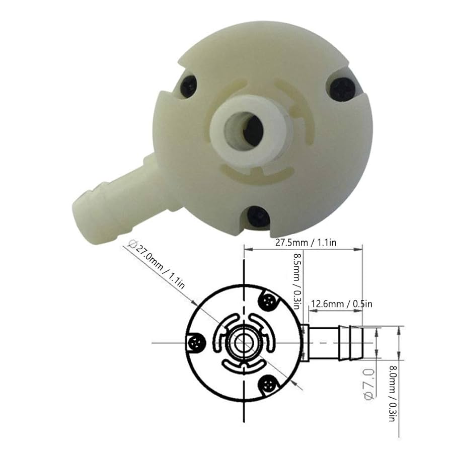 Mini, Portable DC 12V Water Self Priming Diaphragm Micro