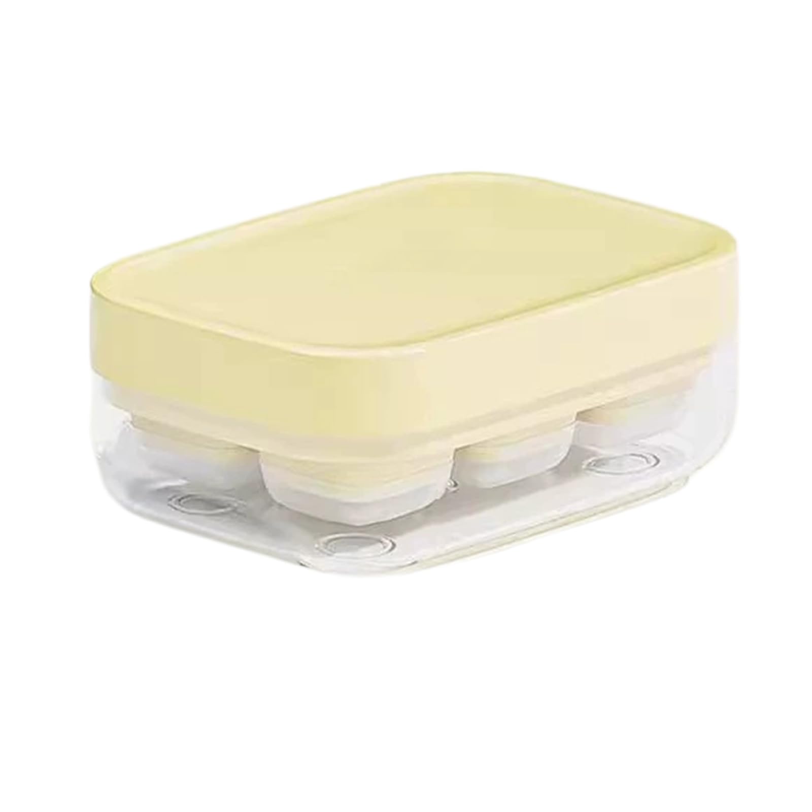 APGLSXY Flexible Silicone Ice Cubes Tray Stackable Ice Mold with Lid Dishwasher Safe Ideal for Cocktails Coffee and Juices Stackable Cubes Trays