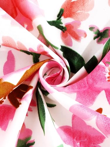 Image of Home Sizzler 210TC Pink Roses Double Bedsheet with 2 King Size Pillow Covers