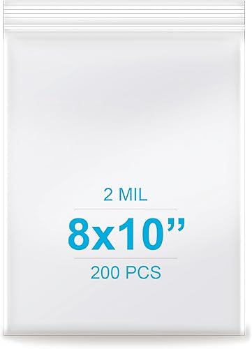 Miniatura 14 de 4 x 6 pulgadas, 200 bolsas de plástico transparente de 2 mil con cierre de cierre resellable para fotos, joyas, panadería, golosinas, viajes