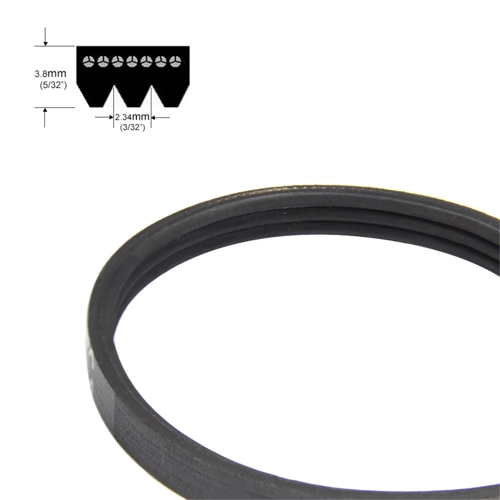 Cinghia Trasmissione Per Black Per Decker KW712 TIPO 1 / TIPO 2 Cavo Porter 5140101-92 Cinghie Trasmissione Per Pialla Elettrica Cinghia Trapezoidale In Gomma 3PJ Transmission Belts