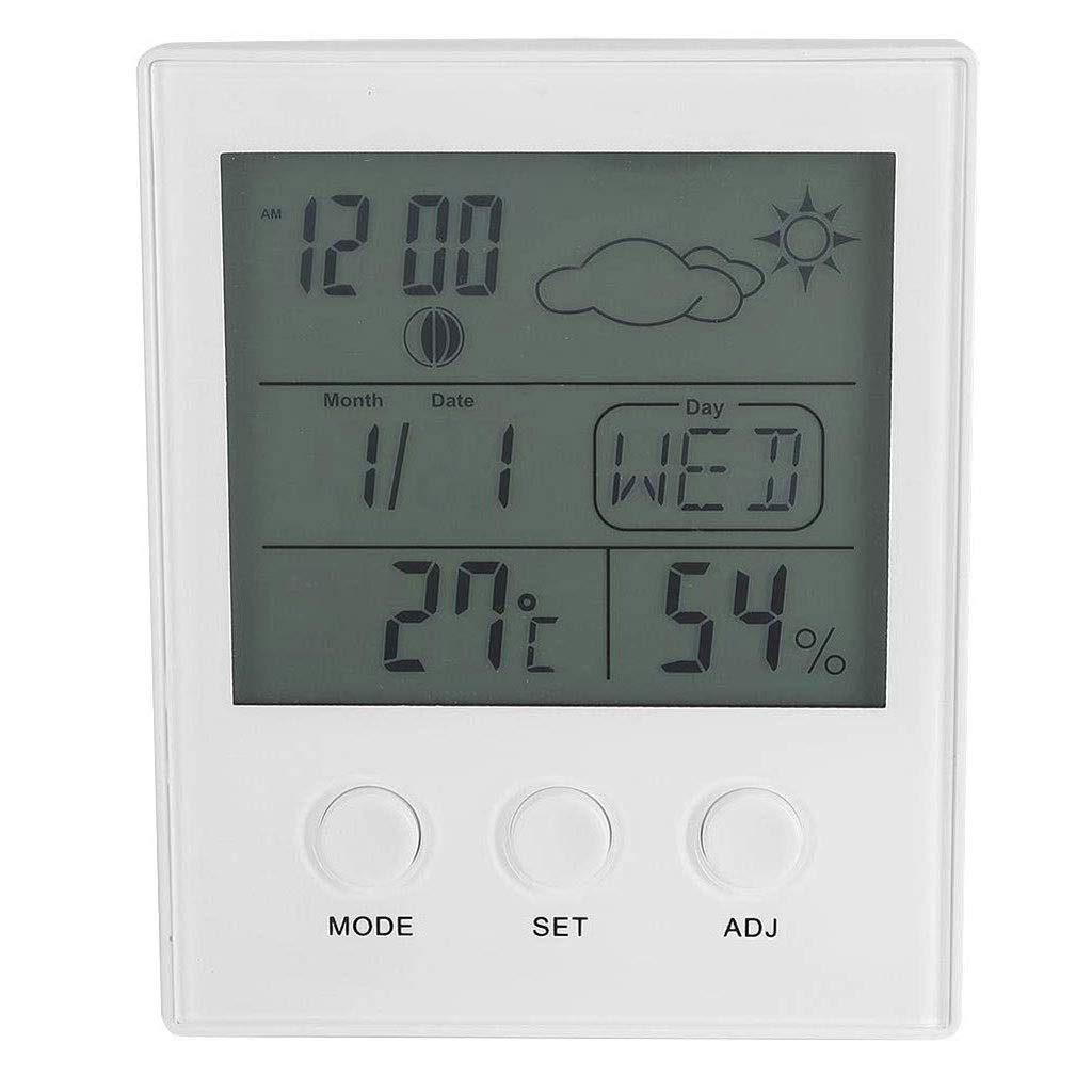PNAWLLCF-65 Cyfrowy Higrometr Termometr, Duży wyświetlacz temperatury i wilgotności Miernik, Wysoka dokładność termometr miernik dla bezpieczeństwa szklarni