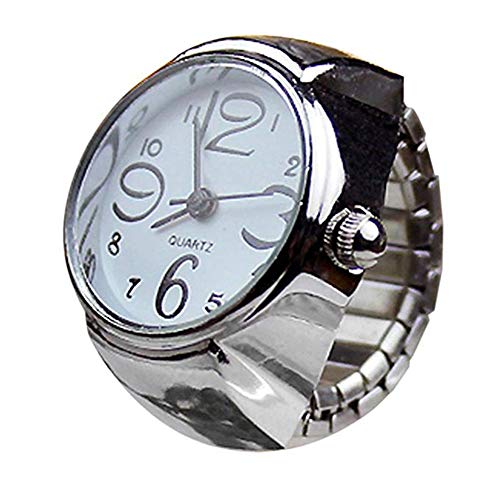 Xuxuou de Reloj Anillo de Aleación Mejor Regalo para Mujer