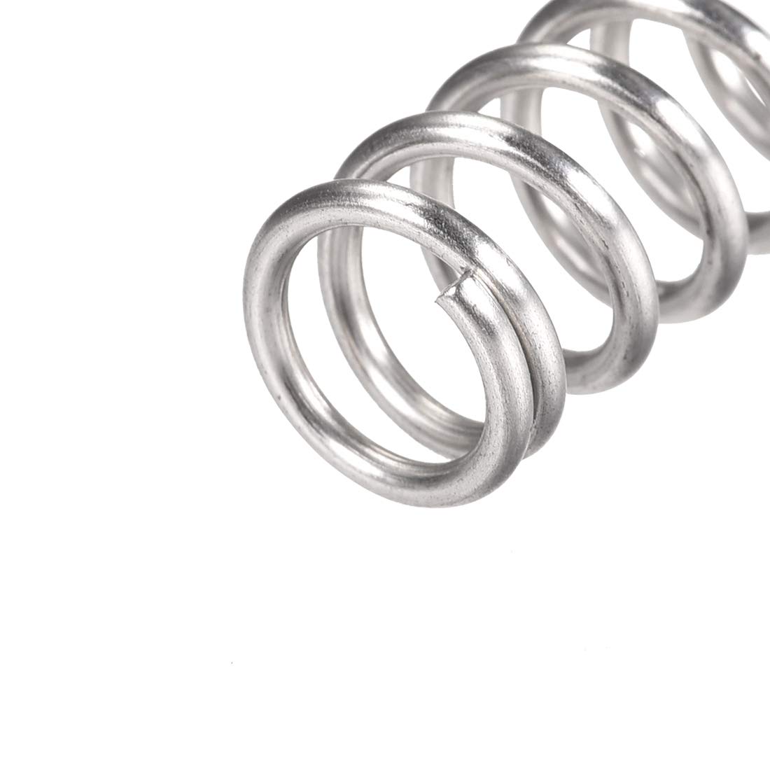 Ressorts Compression Acier Inoxydable 304 - 10 Pièces, OD 14 Mm, Fil 1,5 Mm, Longueur 25 Mm