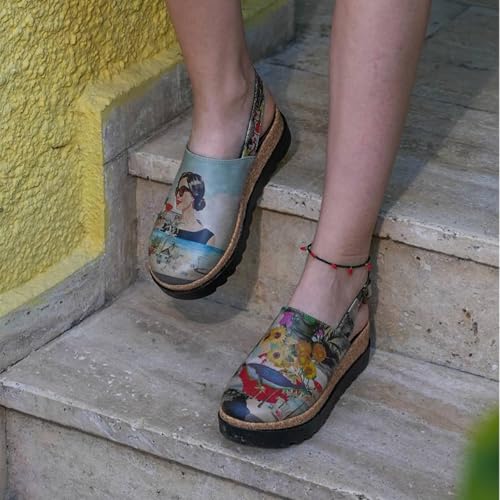 Image of DOGO Platform Sandals Women - Vegan and Handmade Wedge Sandals for Women