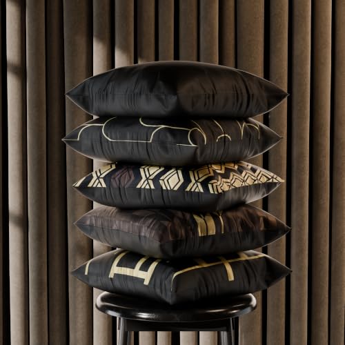 Image of Stoa Paris Cushion Cover Set of 5, Home Decor for Sofa, Bed & Living Room, Digital Printed Cushion Cover 16 Inch x 16 Inch, Soft Touch Finish, Hidden Zip Closure, Anastasia's Heirloom - Anastasia