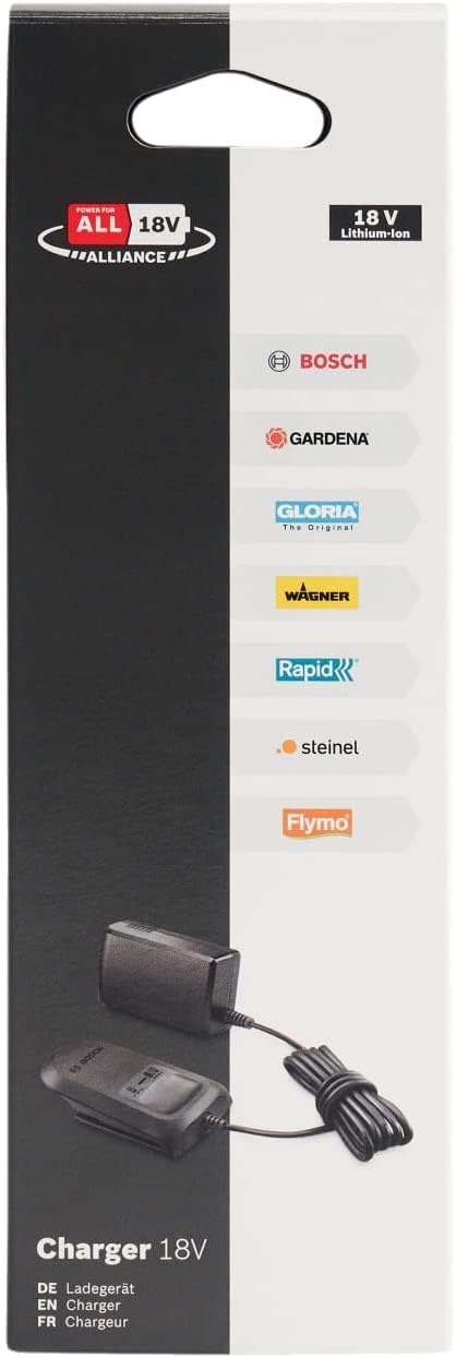 Rapid Chargeur de Batterie 18 V 18 V pour Toutes Les Batteries de Marque P4A : Bosch, Gardena, Gloria, Wagner