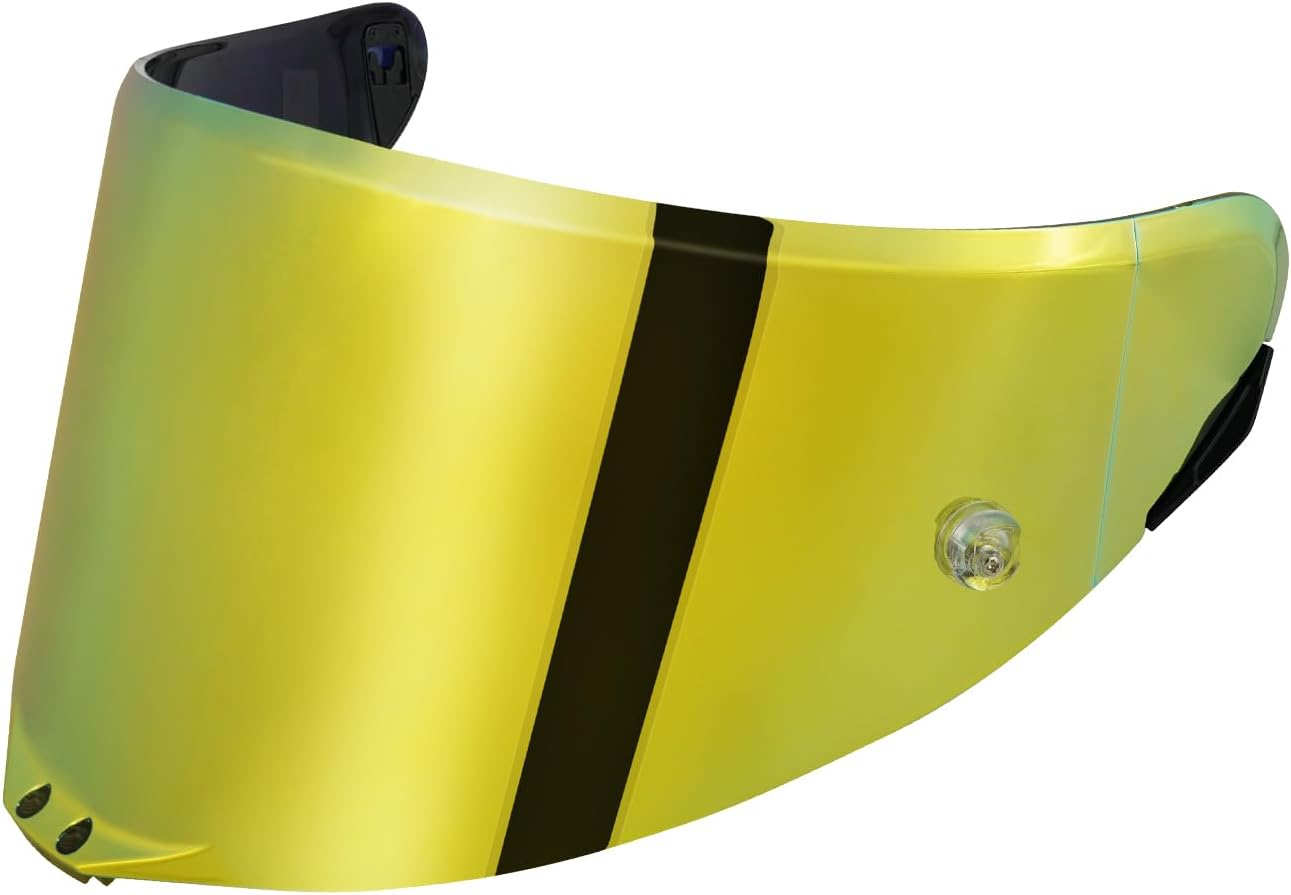 Helmet Shield Visor for Pista GPRR/Pista GPR/Corsa-R Motorcycle Helmet Accessories Replacement Face Shield (Chrome Gold)