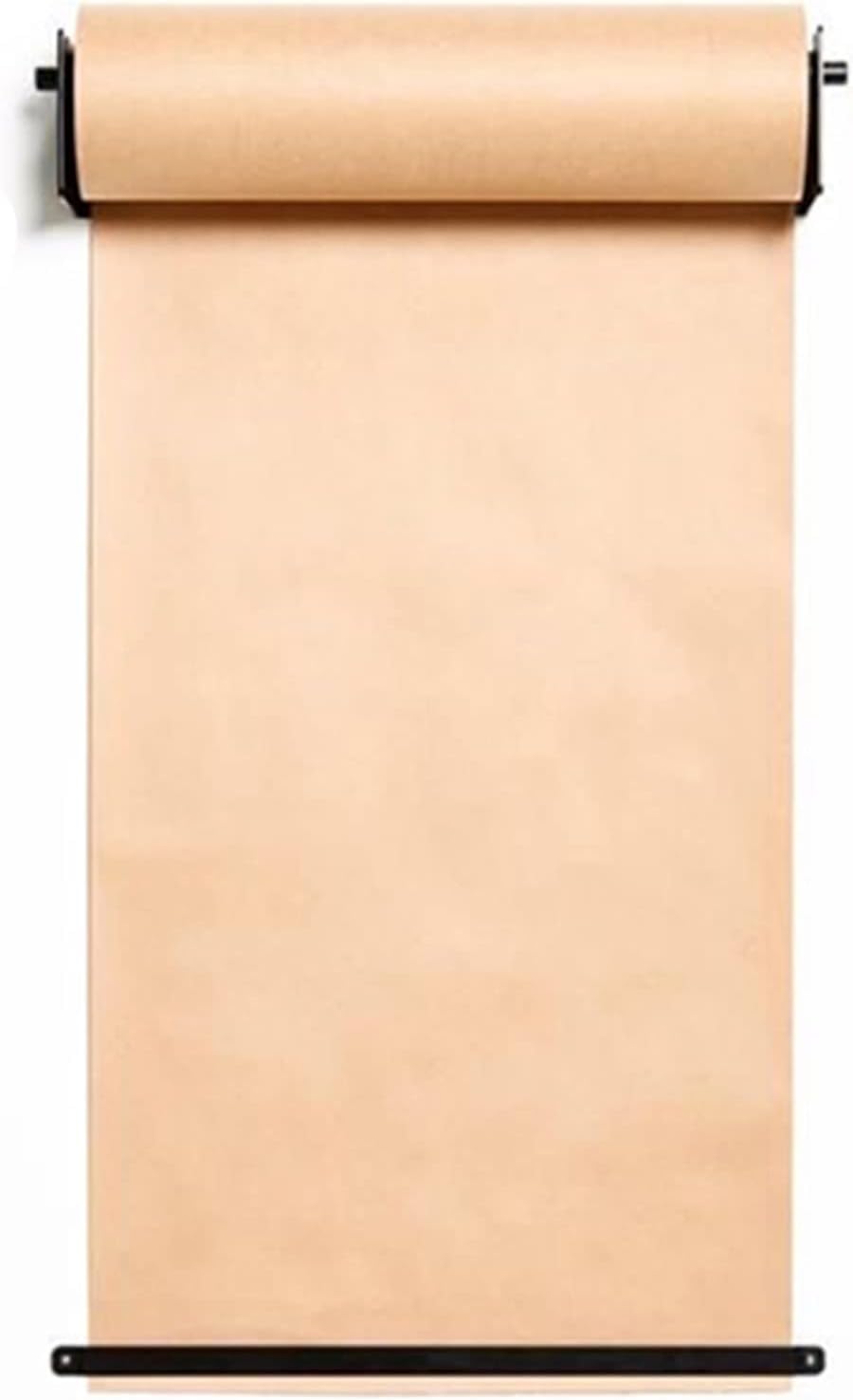 GTHTUHFD Kraft Paper Roll Wall Mounted Paper Roll Holder Kraft Paper Dispenser & Cutter, For Doodle Drawing Board, 50/38/26.3/14.5 Inch Width,Black Steel-67cm/26.3