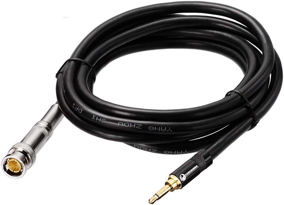 Eightwood BNC Male to 3.5mm 1/8" Mono Male Plug Stereo Adapter Antenna Coaxial Power Audio Cable 6.5 Feet
