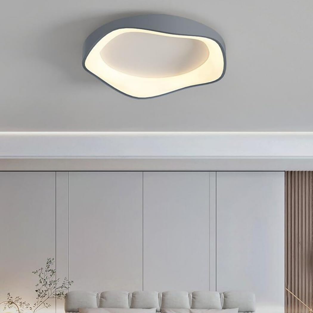 Ściemniające Płaskie Światło Do Dekoracji Domu 1-punktowe Metalowe Ultracienkie Lampy Sufitowe LED Regulowana Trójkolorowa Lampa Sufitowa Drewniane Kreatywne Lampy Panelowe Do Wnętrz Do Salonu KNBVFHG