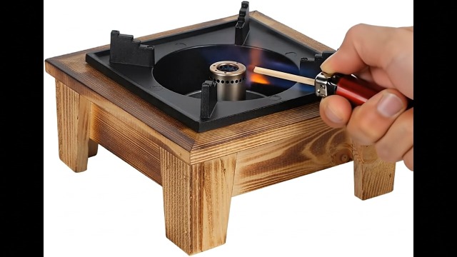 Amazon.com: Jerliflyer Alcohol Wood Stove,Japanese Portable Stove