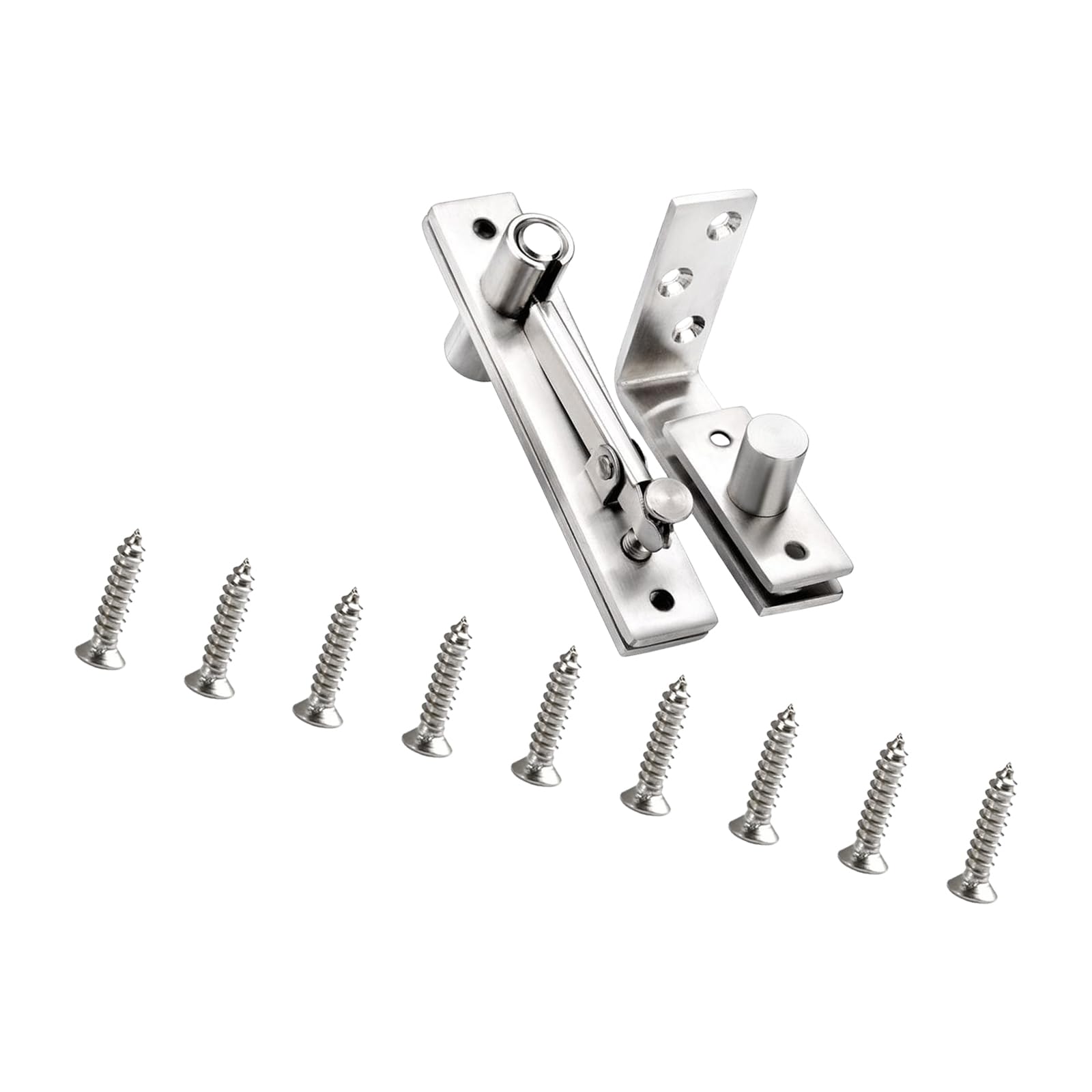 360 Degree Rotating Invisible Hinges Heavy Duty Door Hinges Bookcase Door Simple Installs for Bookcase & Secret Heavy Duty