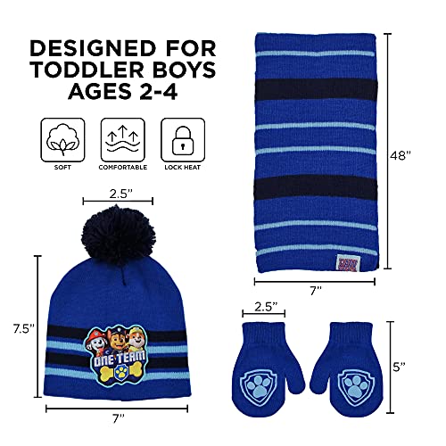 image for Nickelodeon boys Paw Patrol Scarf, and Gloves Or Mitten Set for Toddle