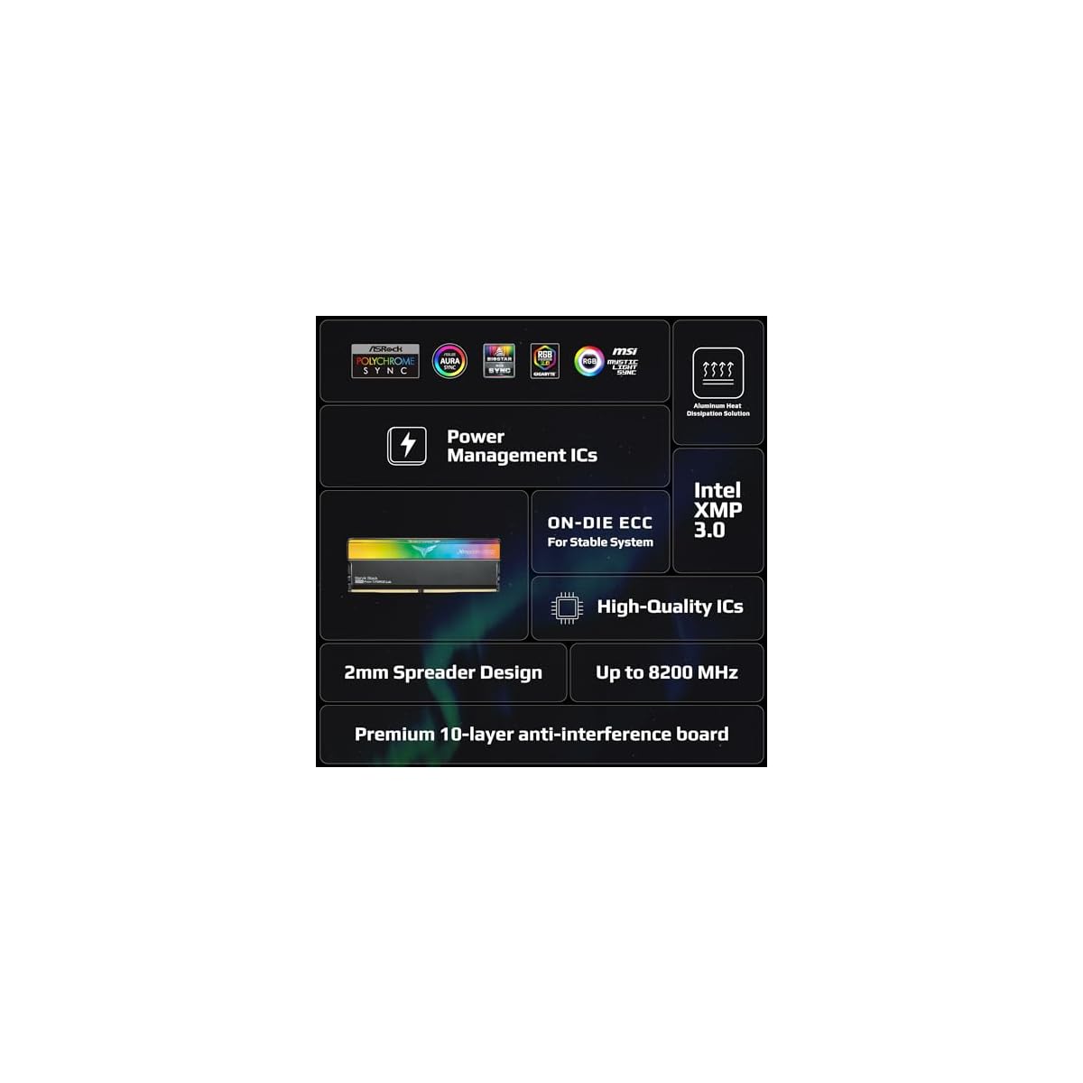 TEAMGROUP-T-Force-XTREEM-ARGB-DDR5-Ram-48-GB-2-x-24-GB-8000-MHz-PC5-64000-CL38-M-DIE-modulo-di-memoria-RAM-per-chipset-serie-600-700-XMP-30-Ready-Black-FF9D548G8000HC38EDC01