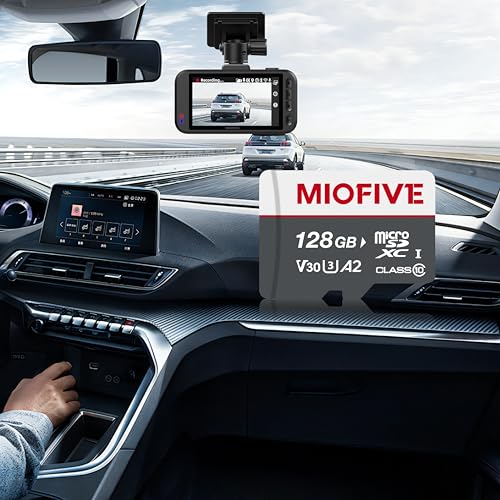 Tarjeta Micro SD 128GB Miofive con Lector USB C para Grabar Video 4K en Dashcam 7