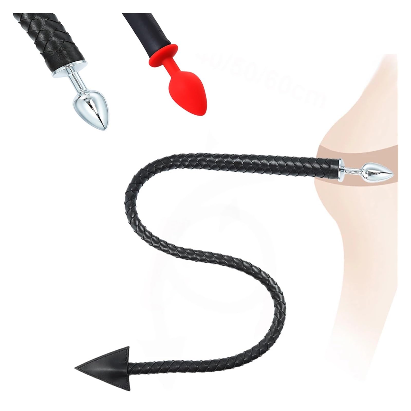 Amazon.com: Steel Anal Devil Tail Plug G-spot Massage Butt Plug Demon  Cosplay Whip Tail Anal Sex Toy for Women Men (Color : Silicone Plug) :  Health & Household