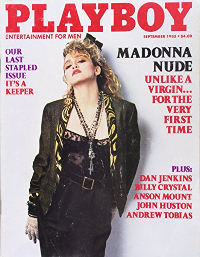 PLAYBOY ENTERTAINMENT FOR MEN SEPTERMBER 1985 MADONNA NUDE PLUS; DAN JENKINS, B