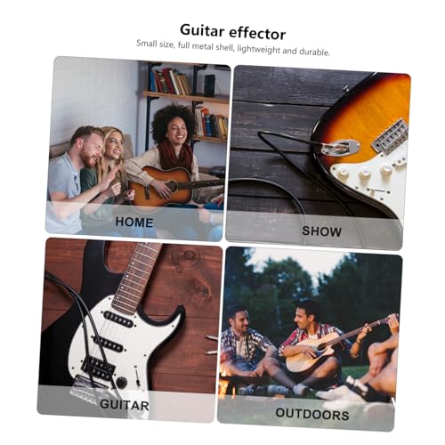 Pédale de commutation double en boîtier métal complet pour guitare