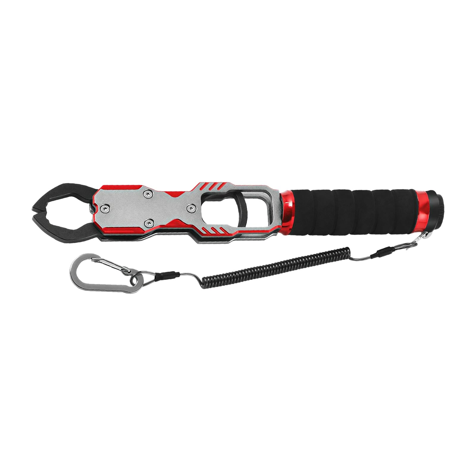 Fish Lip Gripper ze stopu aluminium, przenośny chwytak do wędkowania
