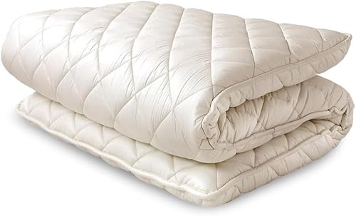 タンスのゲン TANSU NO GEN - Colchón japonés tipo futón, tamaño King XL, grosor extra de 3.5 pulgadas, fabricado en Japón, plegable, colchón de piso,