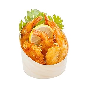 Restaurantware 7 Ounce Medium Dessert Cups 100 Slanted Dessert Tasting Cups – Disposable Serves Hors d’oeuvres Samples Or Snacks Pinewood Appetizer Containers For Weddings Parties And Events