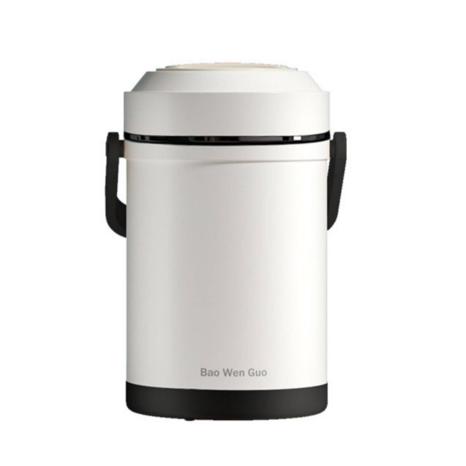 Contenedor Comida Térmica Acero Inoxidable Aislamiento Al Vacío Contenedor Térmico Acero Inoxidable Gran Capacidad Termo Comida, Blanco, Blanco, 1.8L