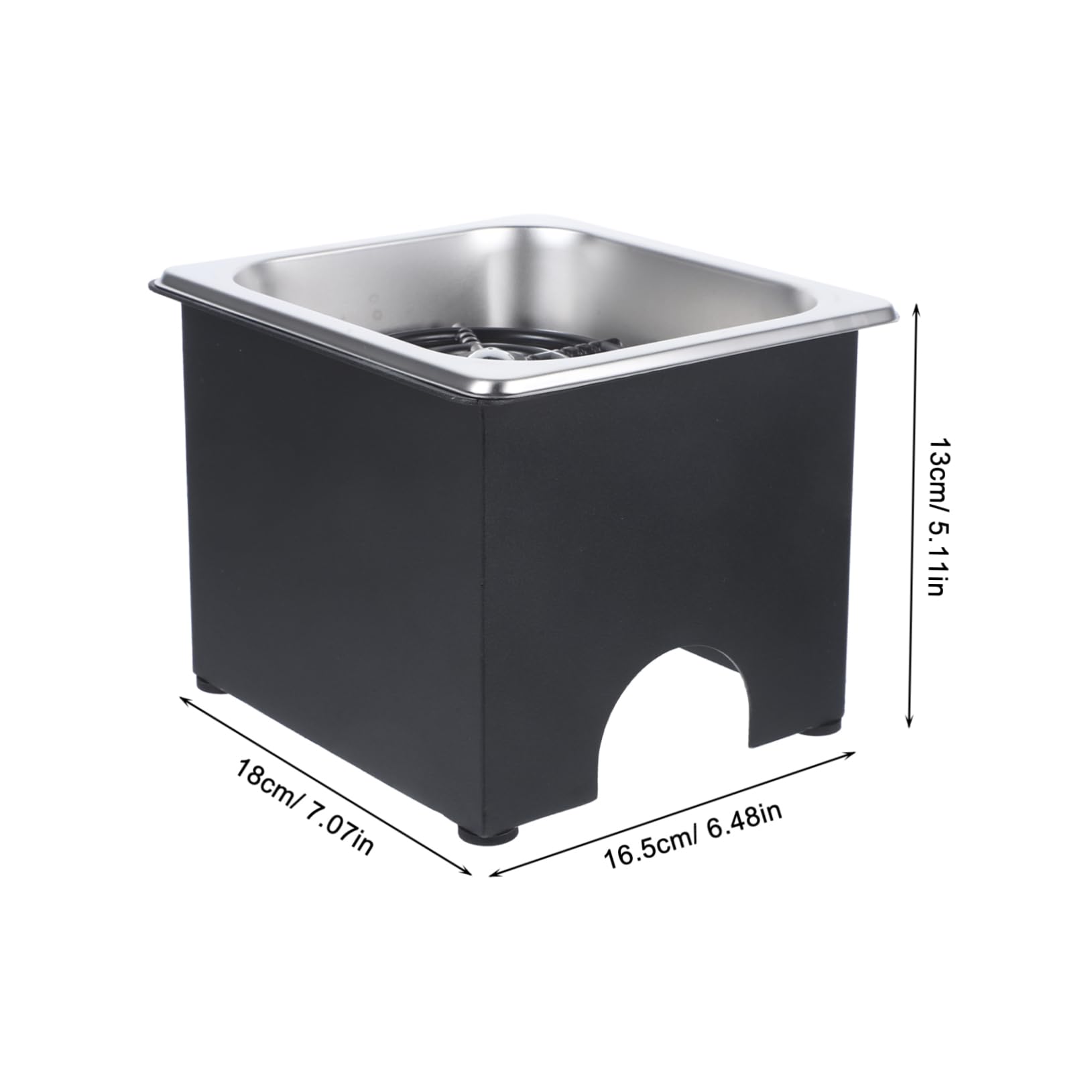 NUOBESTY Lavabicchieri per Bar in Acciaio Inox per Pulizia di Bottiglie e Bicchieri Utilizzo Facile per Casa e Ristorante Acqua ad Alta Pressione