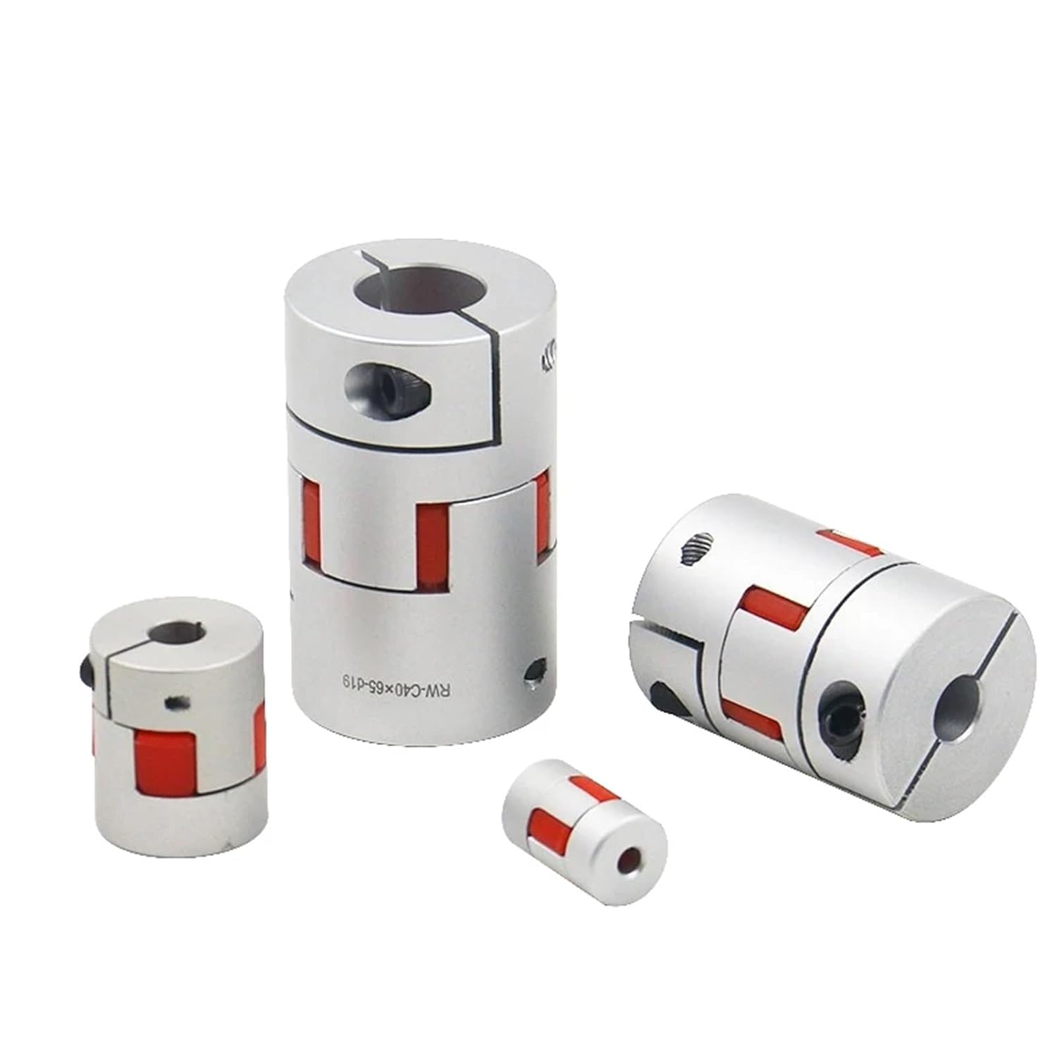 D20L30 Inner Size 4 to 10mm 4/5/6/6.35/7/8/10 Aluminum Alloy High Plum Blossom Motor Shaft Flexible Two-jaw Couplings(5x6)