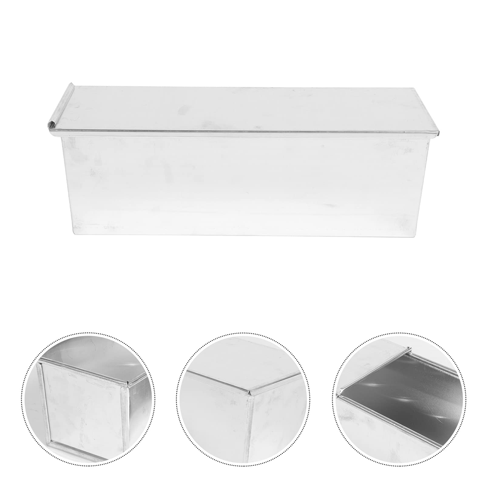 YARNOW Moule à Toasts Avec Couvercle Accessoire De Pâtisserie Pour Cuisson Rapide