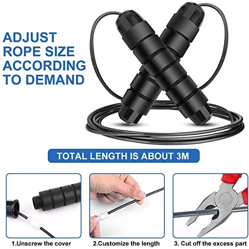 JHSH - Corda per saltare per velocità, regolabile