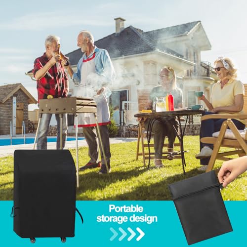 Mineup Grill Abdeckhaube, 82 * 66 * 110CM Grillabdeckung Wetterfest, 420D Oxford Gasgrill Abdeckplane, Grill Barbecue Abdeckung, UV-Schutz Grillabdeckung Schutzhülle