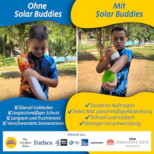 Solar Buddies Sonnencreme-Applikator – Galaxy Single – nachfüllbarer Rollschwamm für Sonnencreme, Sonnencreme und Lotion-Applikator für Kinder, Erwachsene und Familien – fasst 100 ml, perfekte Größe 3